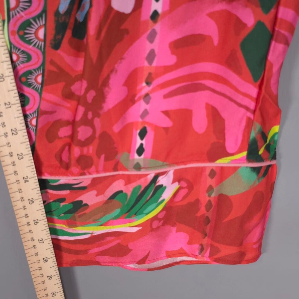 MAAJI Women's New Pants Shirt Pijama Set SMALL Floral Wide Leg PT1031ZPS537SM - Picture 10 of 16